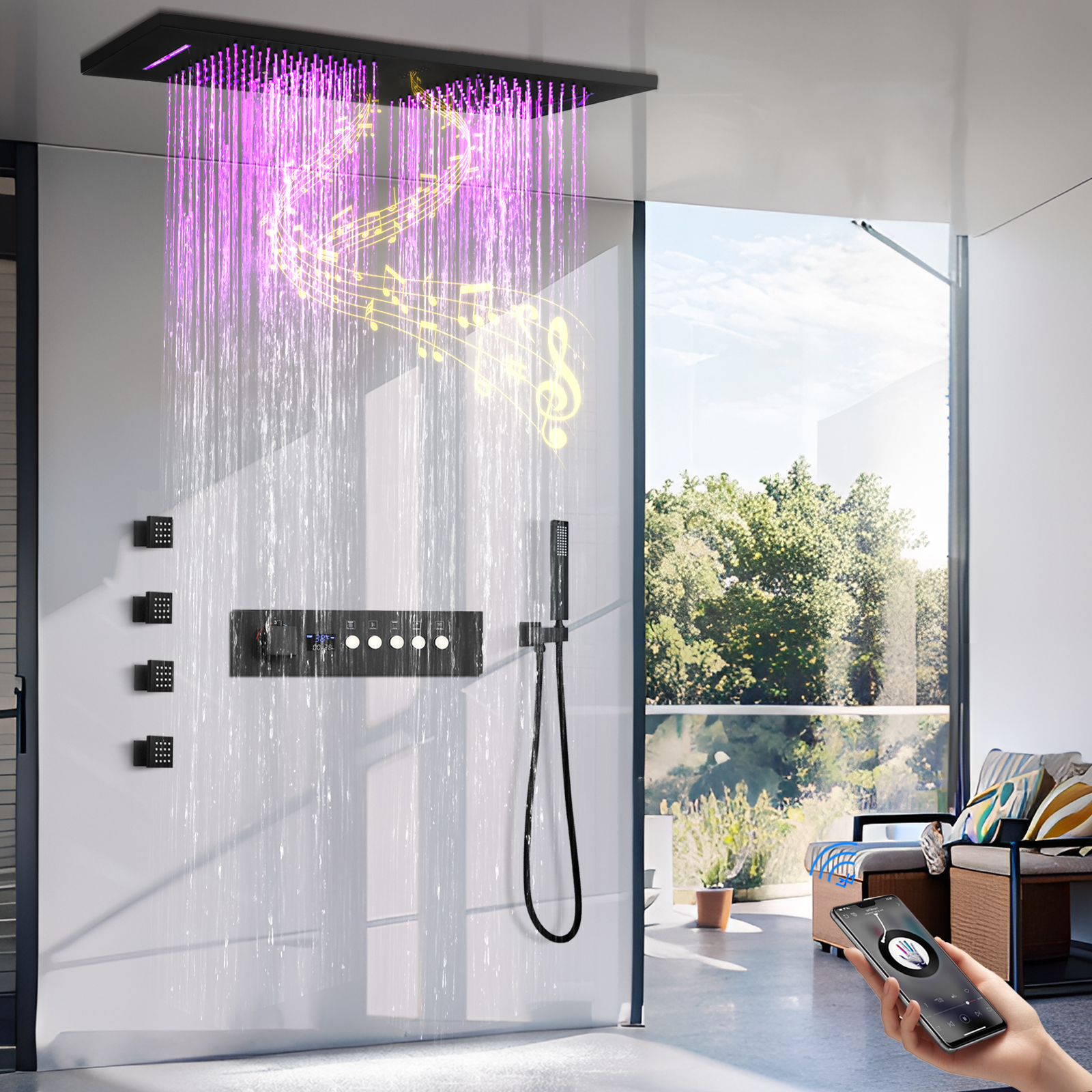 sistemas de cabezal de ducha