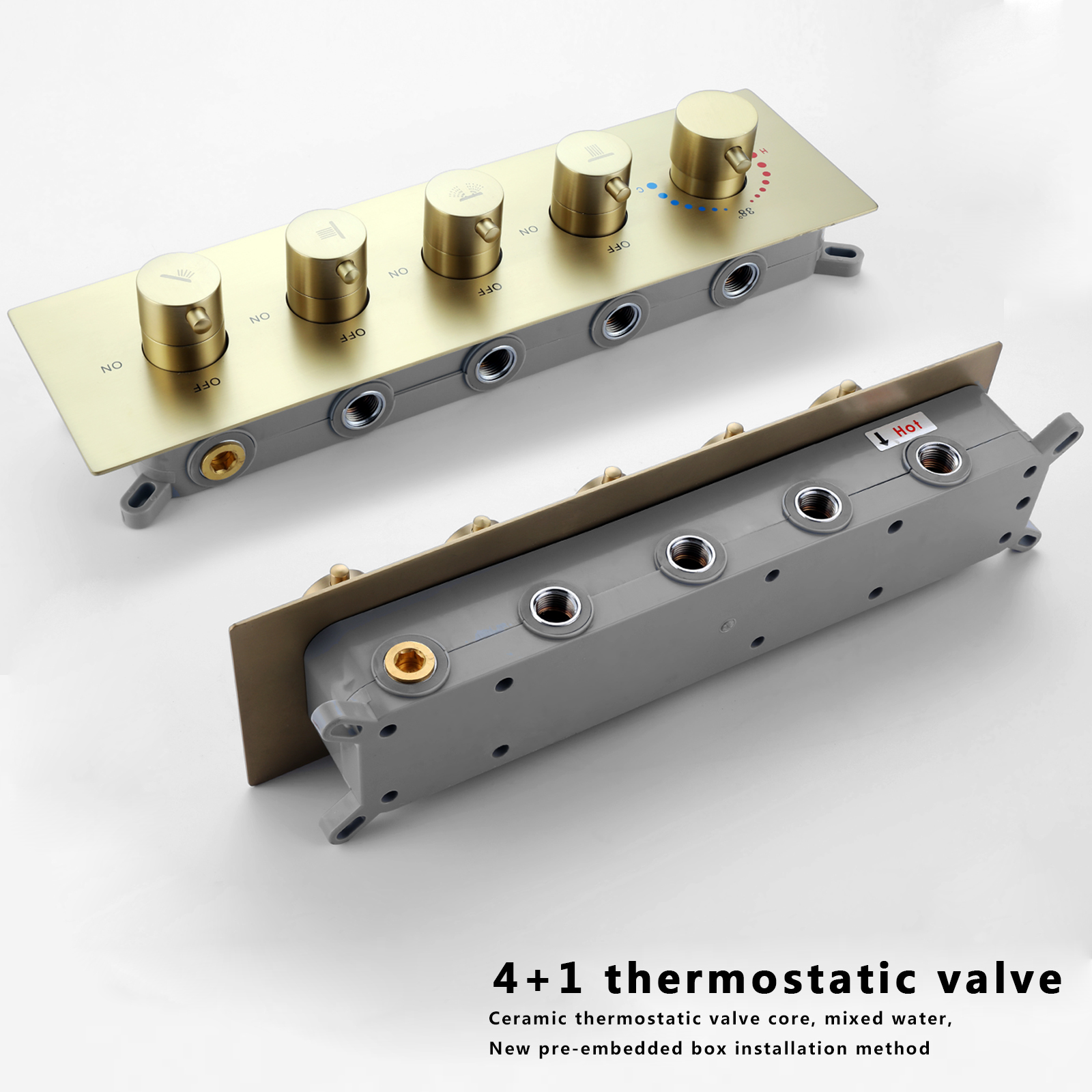 sistema de barra de ducha