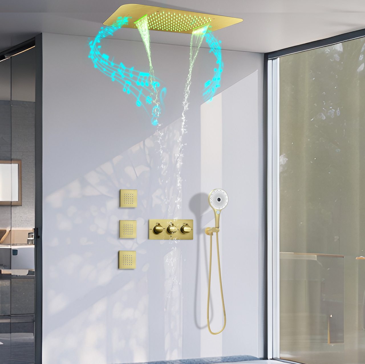 sistemas de cabezal de ducha