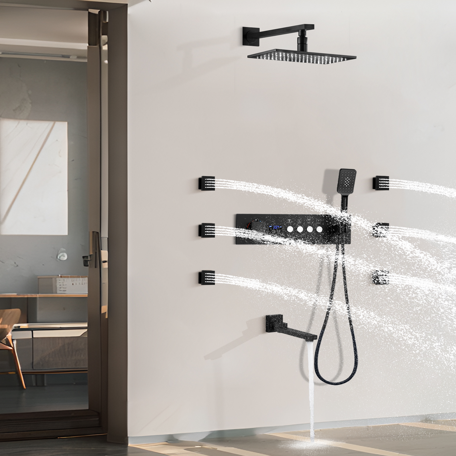 sistemas de cabezal de ducha