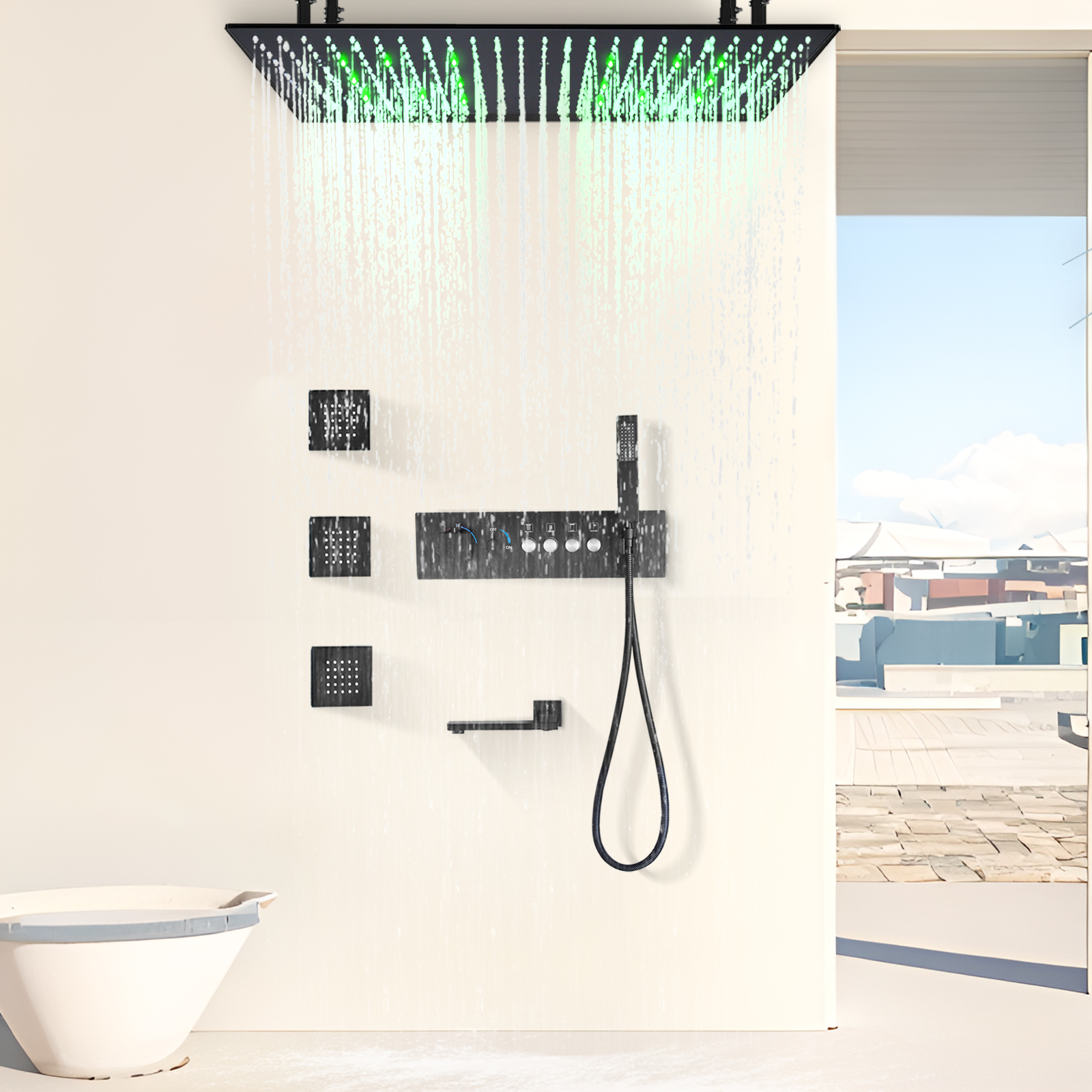 Grifo de ba&ntilde;o y ducha