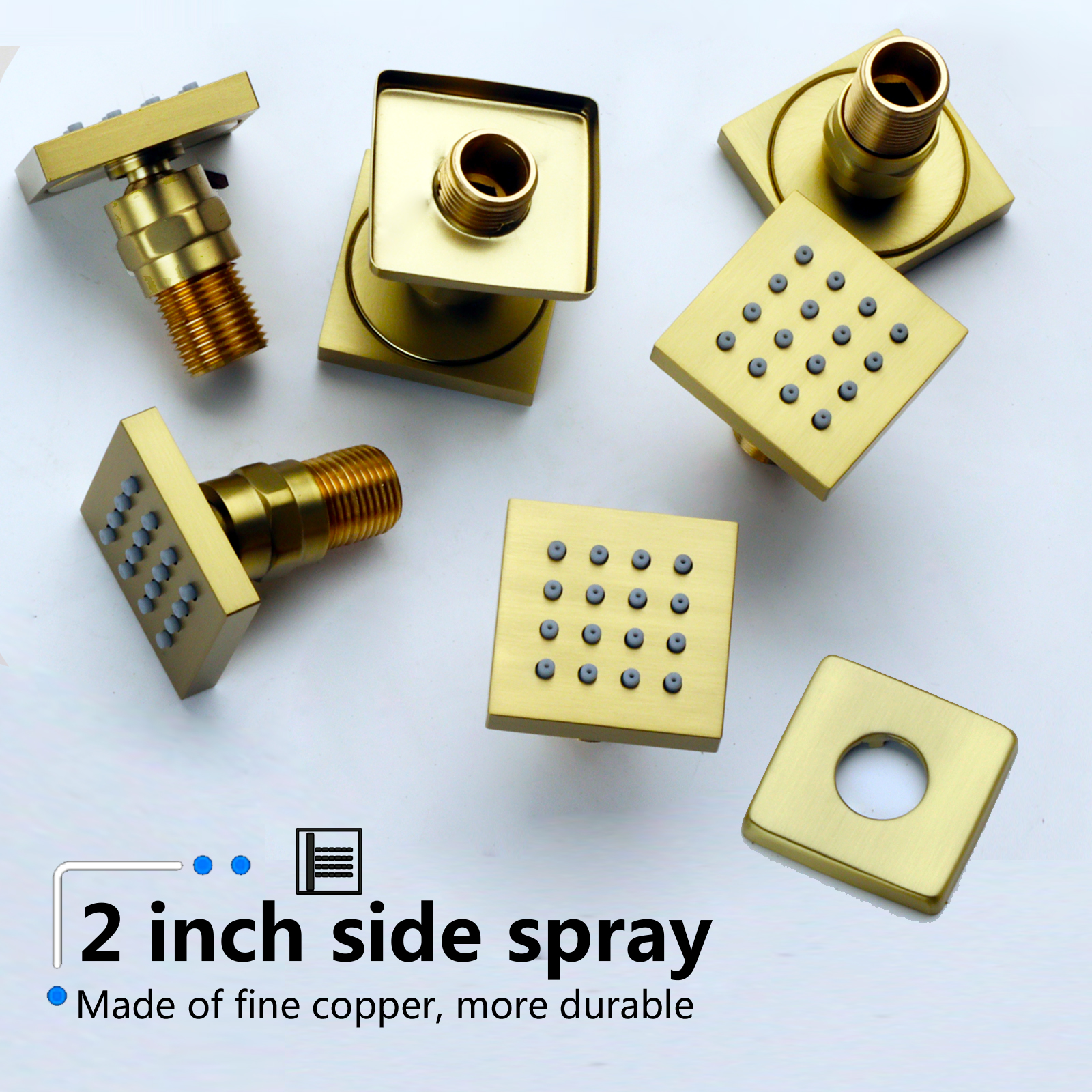 sistema de ducha montado en la pared