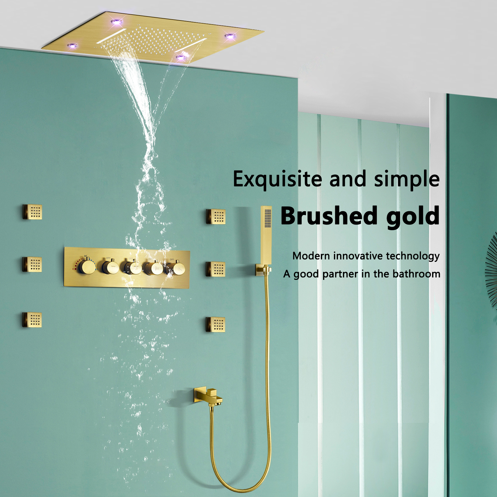 sistemas de cabezal de ducha