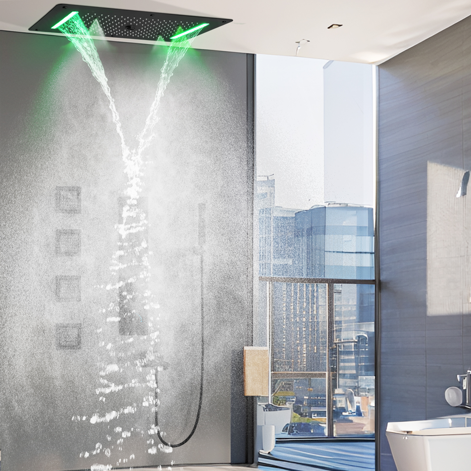 Sistema de ducha tipo lluvia