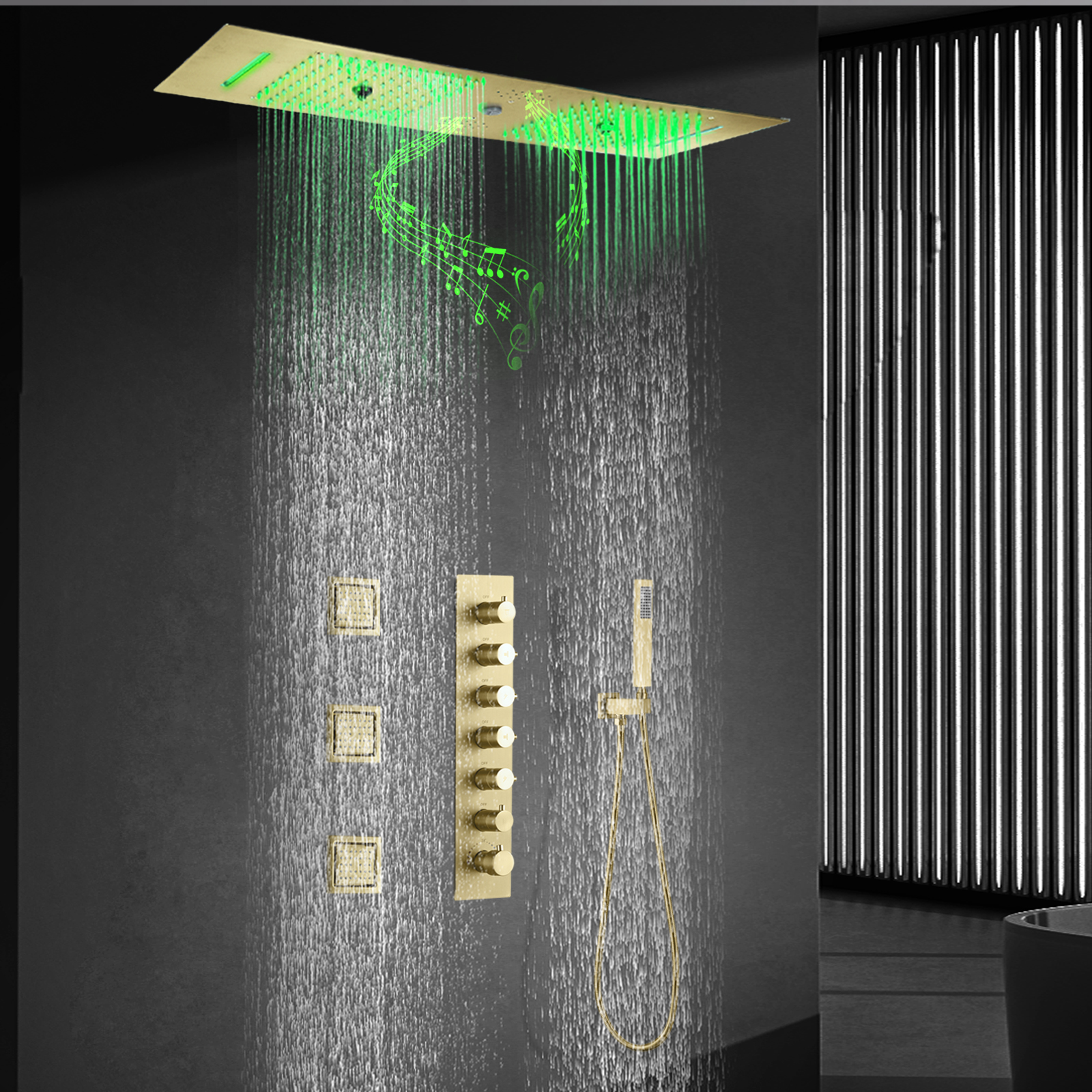 Sistema de ducha tipo lluvia