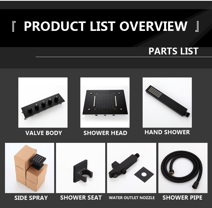 Sistema de ducha tipo lluvia