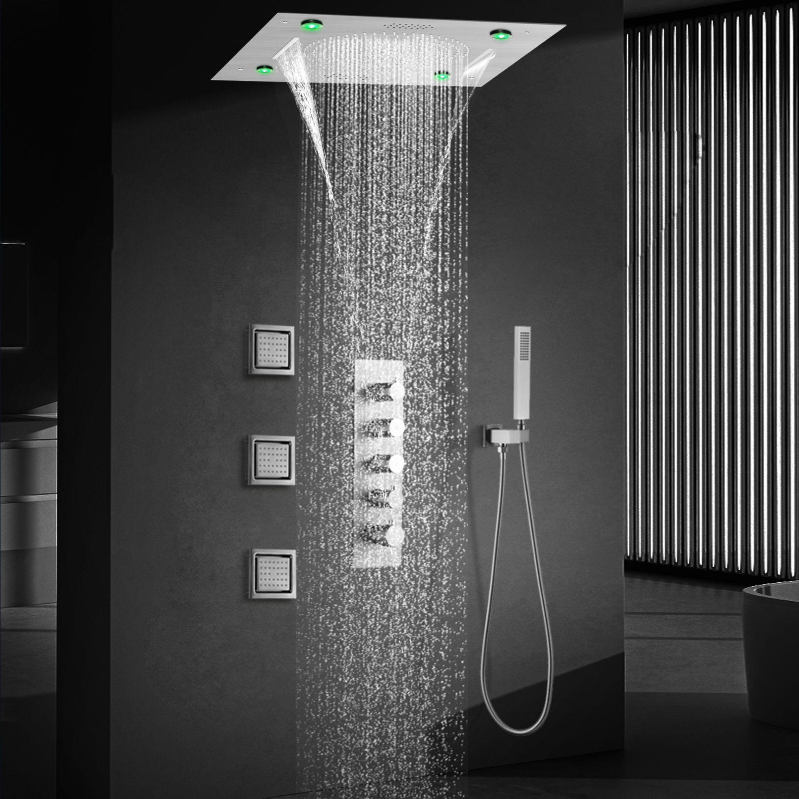 Sistema de ducha tipo lluvia