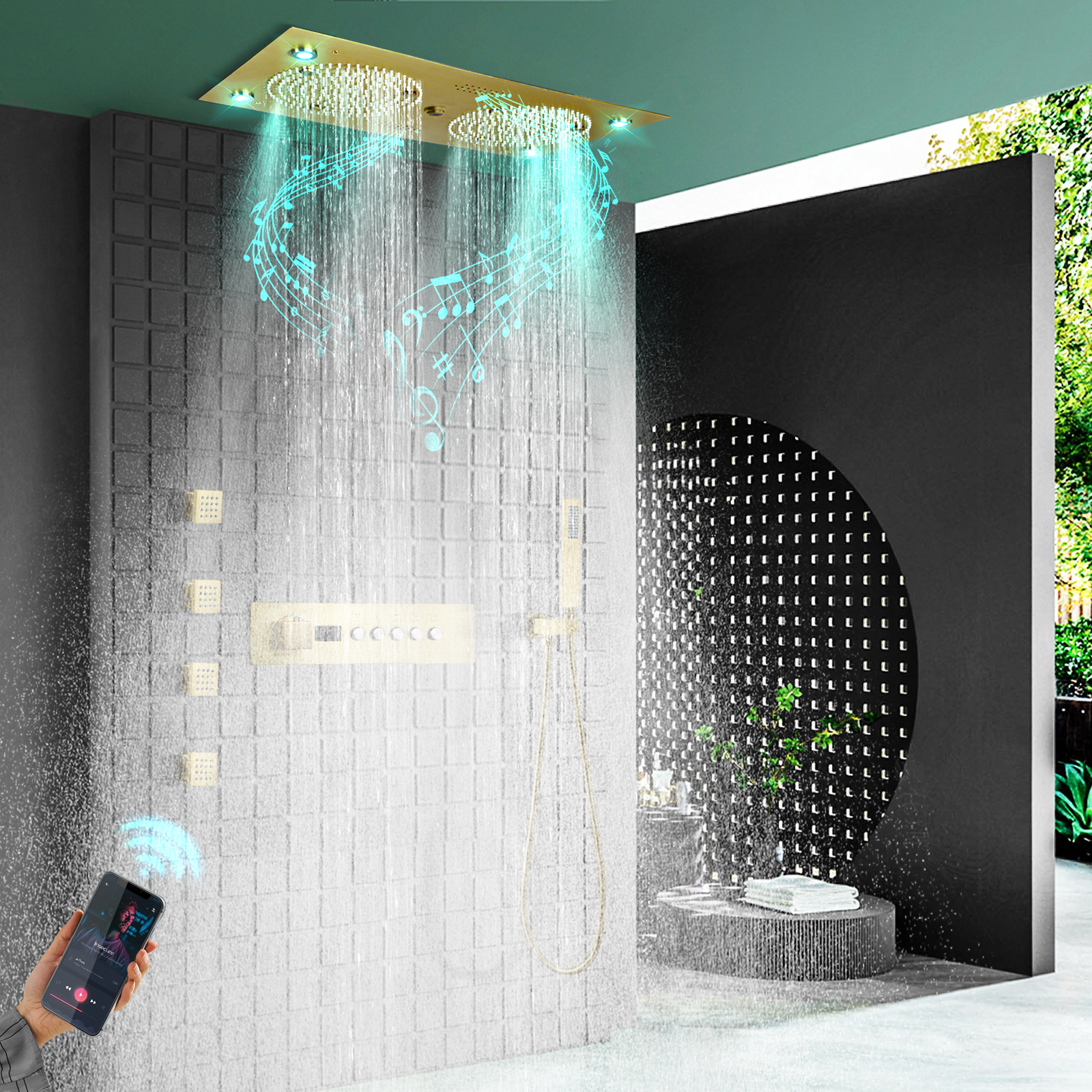 v&aacute;lvula termost&aacute;tica del cabezal de ducha