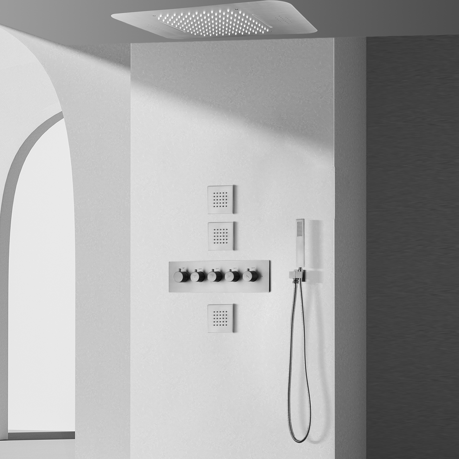 Sistema de ducha tipo lluvia