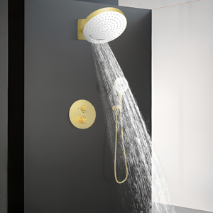 Interruptor de perilla de temperatura constante montado en la pared, sistema de grifo de agua, baño, ducha, instalación de ducha, traje de chorro de masaje