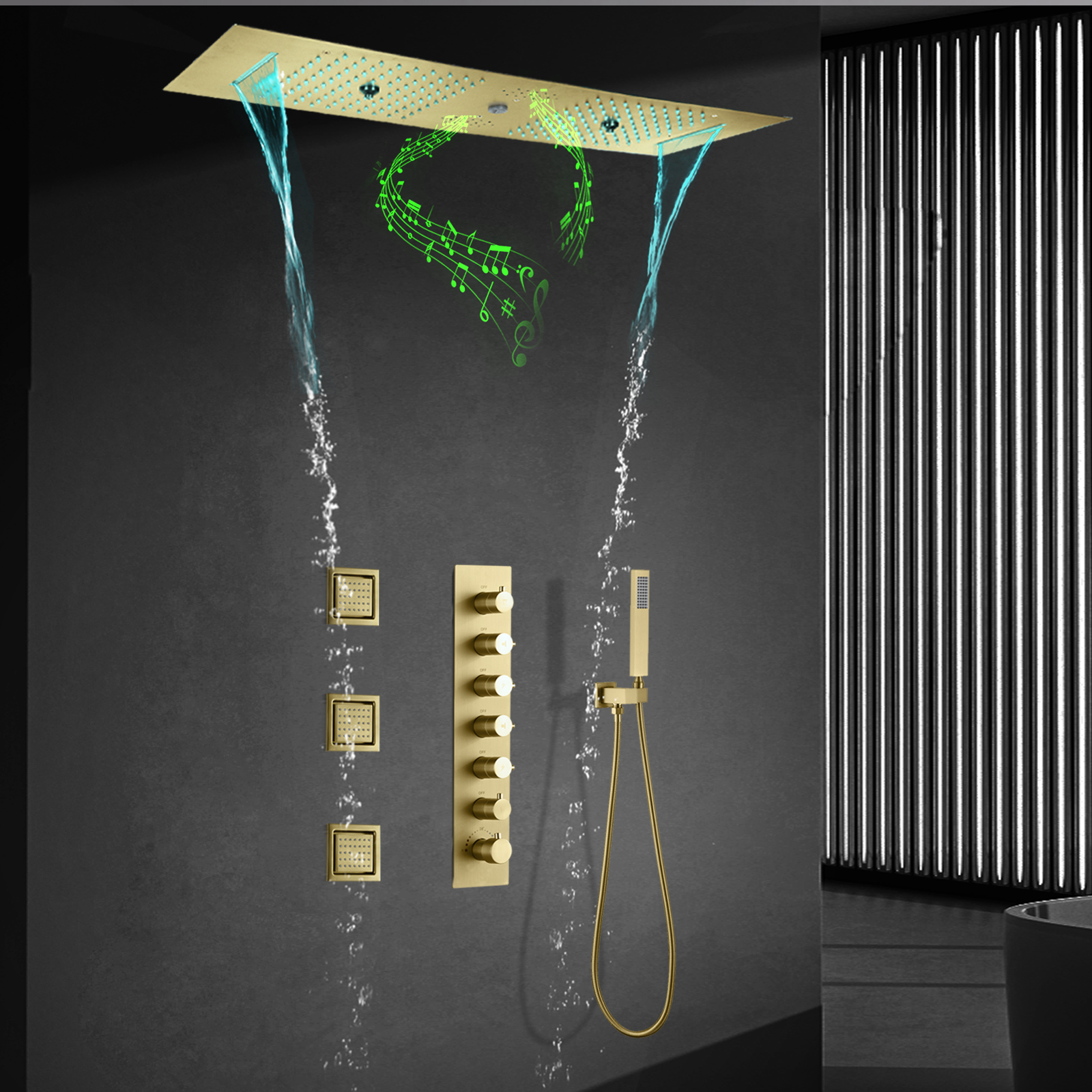 sistemas de cabezal de ducha