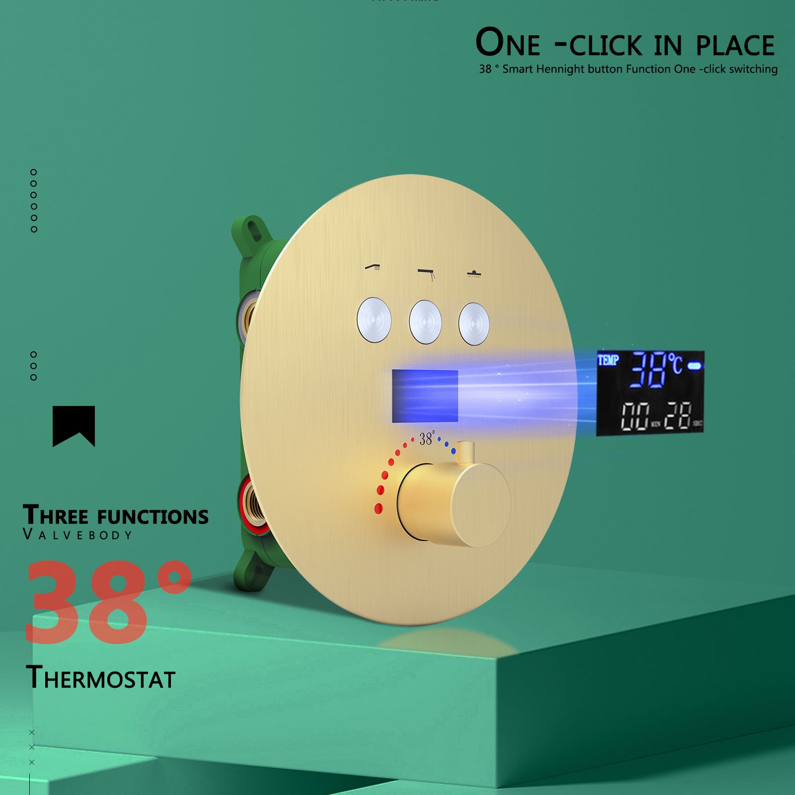 sistema de ducha con mano