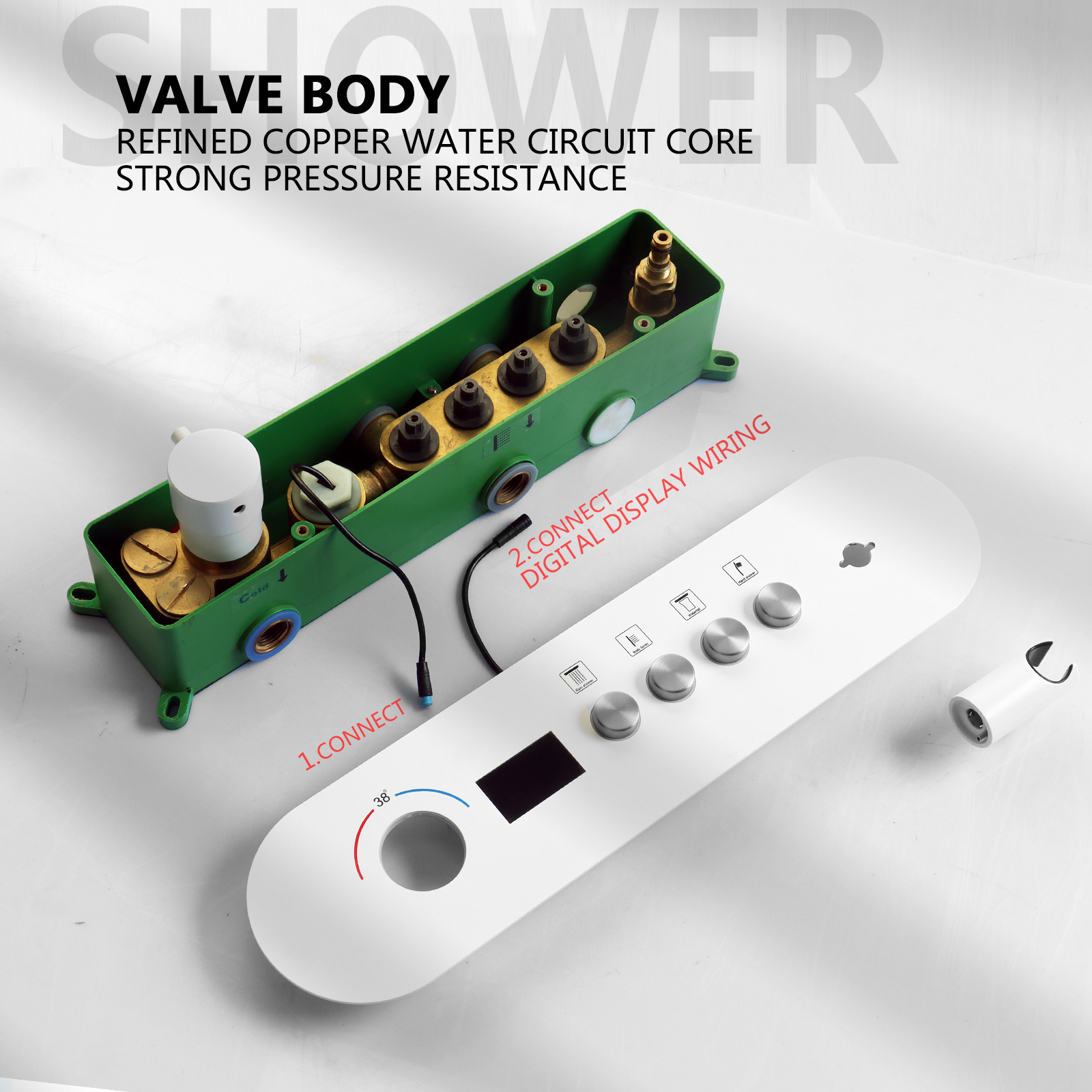 Sistema de ducha tipo lluvia