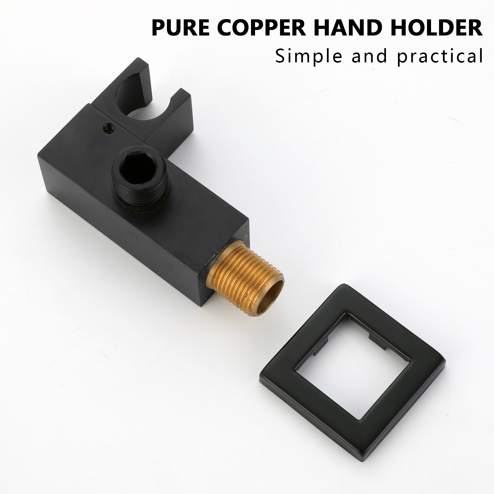 Sistema de ducha negro