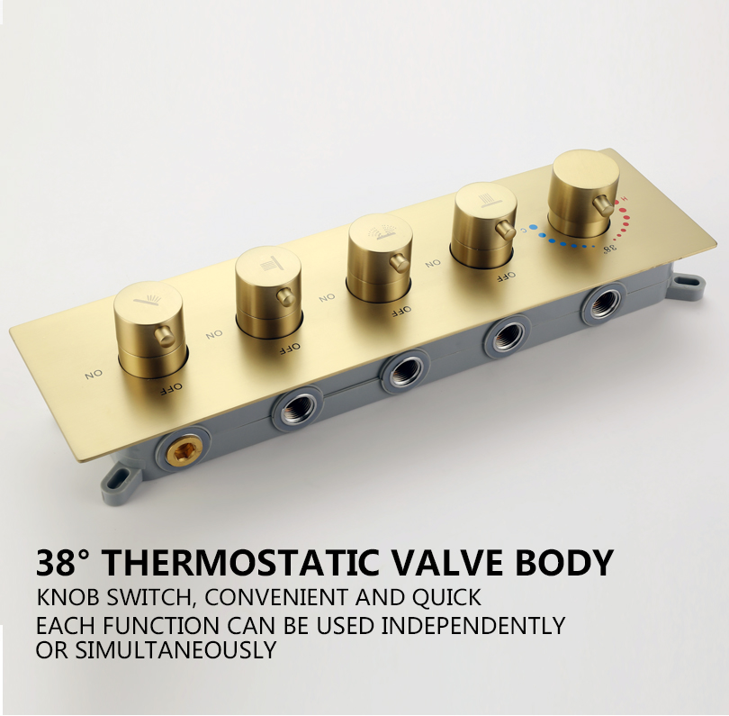 Sistema de ducha tipo lluvia