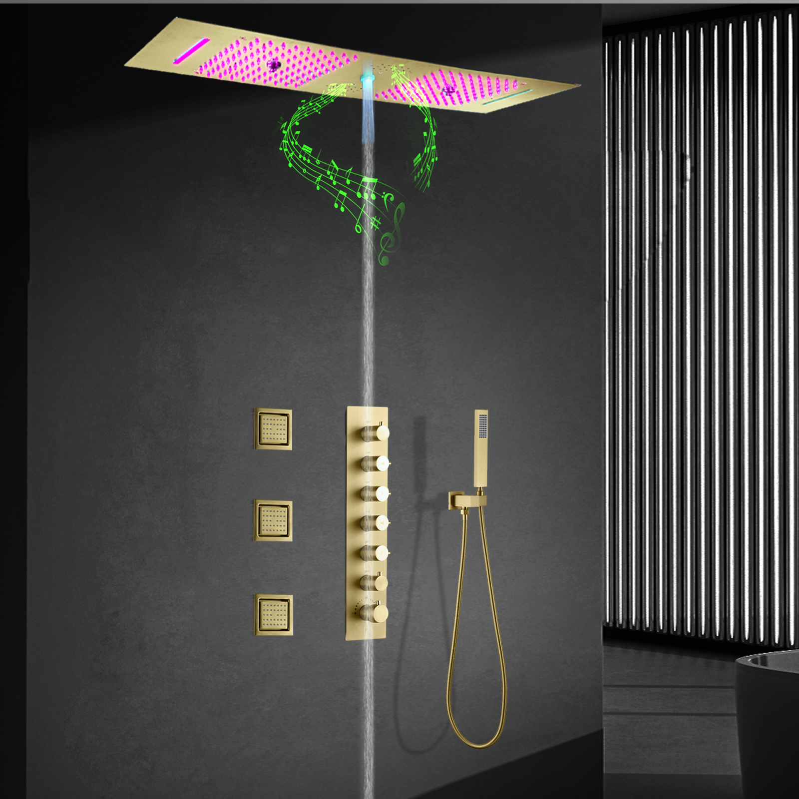 Sistema de ducha tipo lluvia