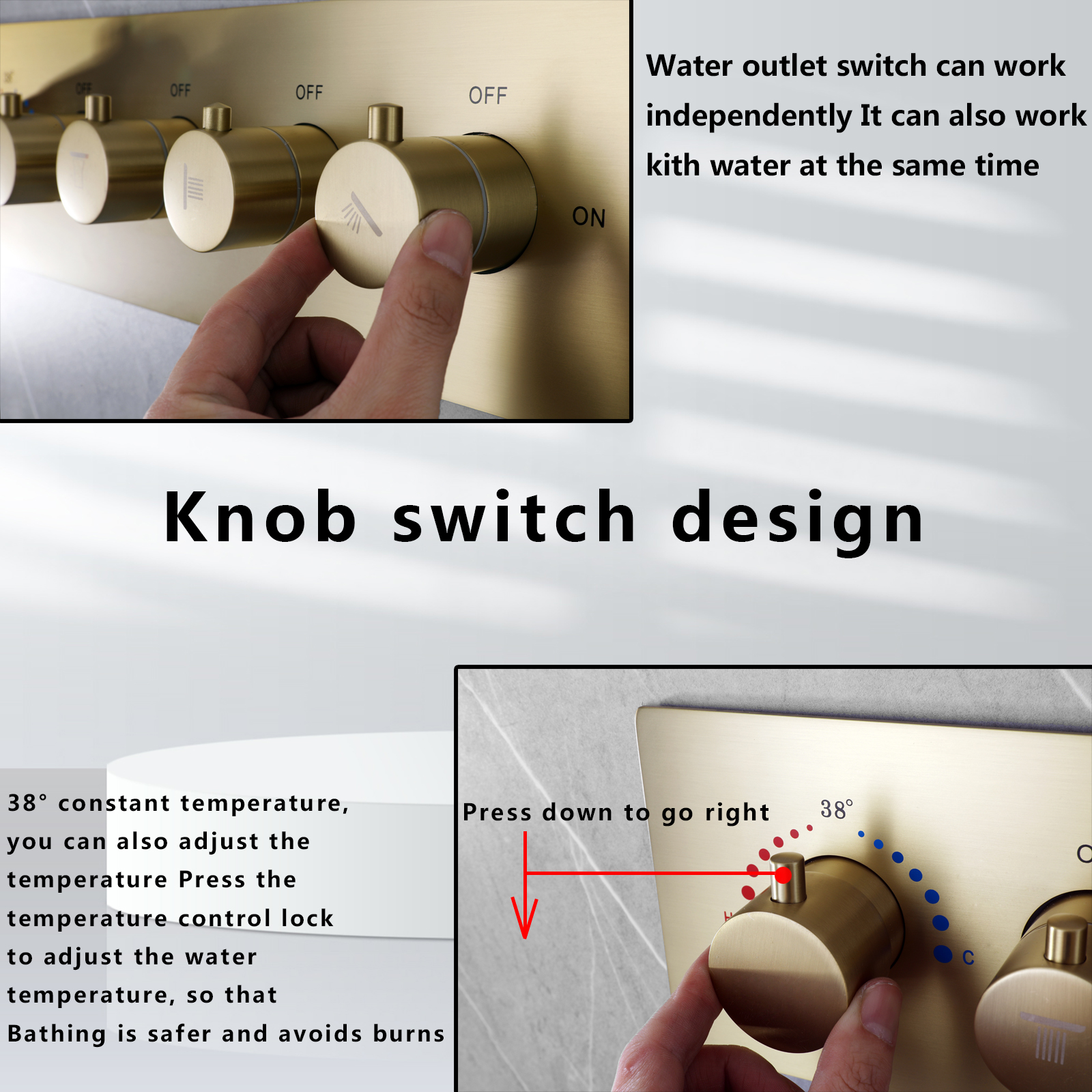 Juego de grifo de ducha