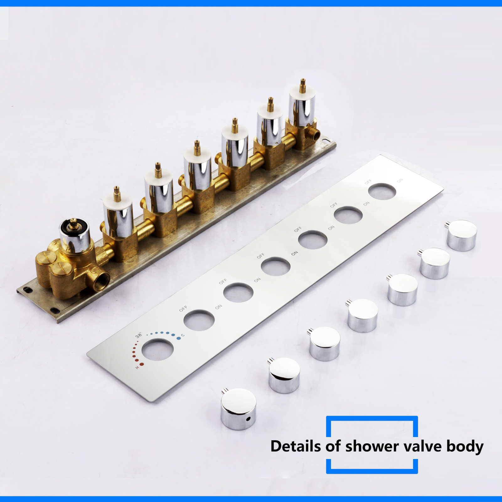 sistema de ducha montado en la pared