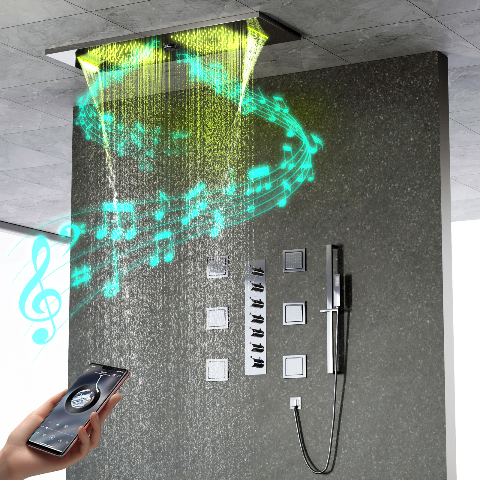 kit de cabezal de ducha