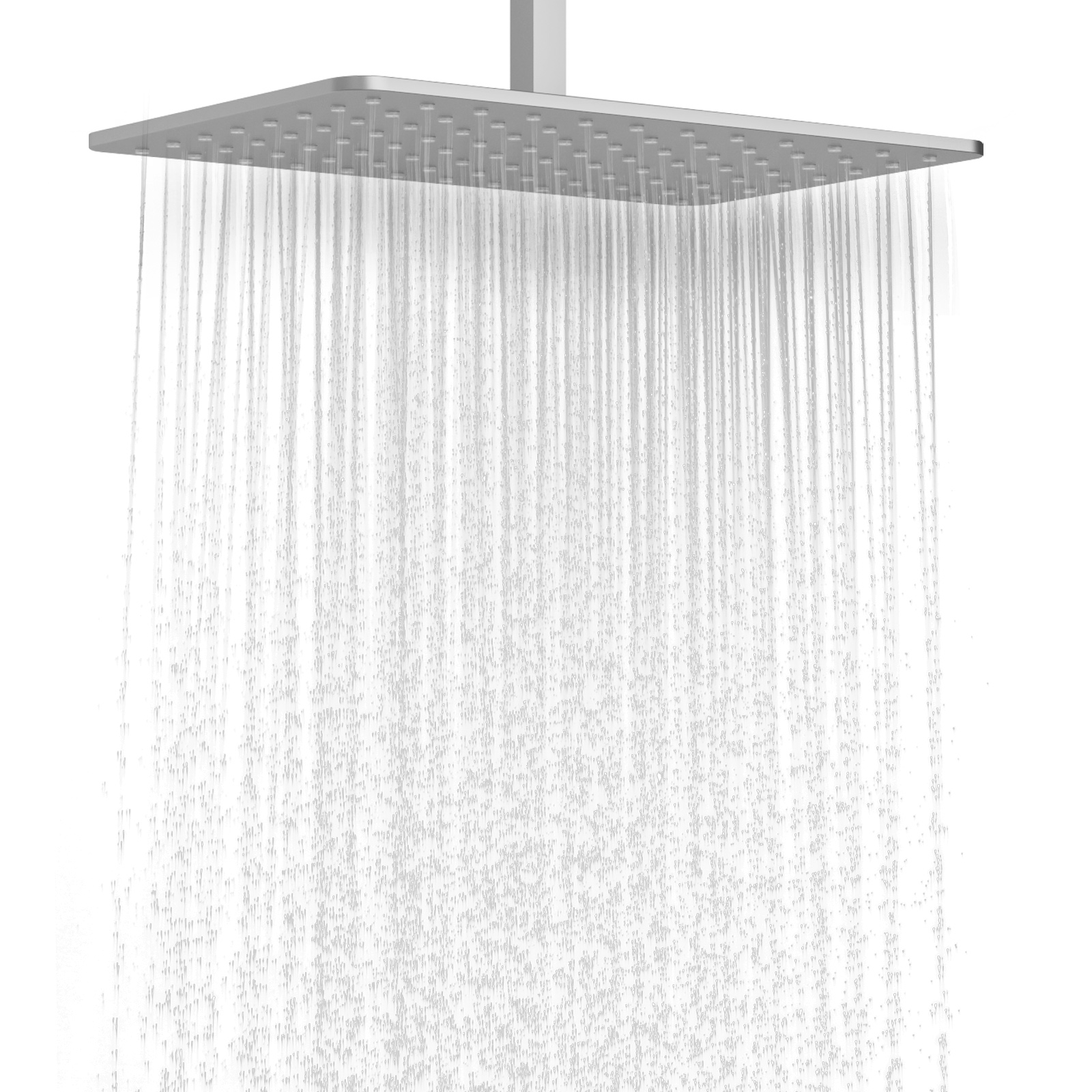 Sistema de ducha de lluvia cepillado moderno, juego de mezclador de ducha de baño de lluvia para Hotel Villa