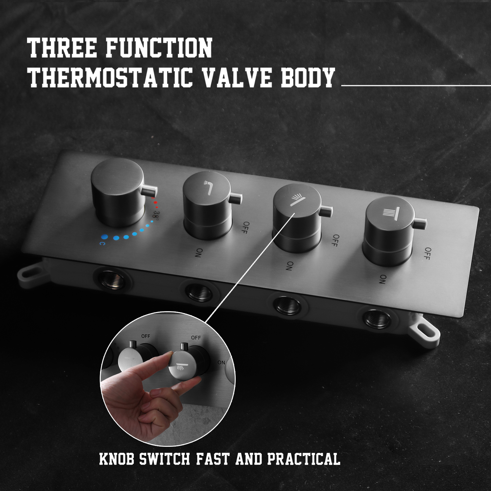 cabezal de ducha multiajuste