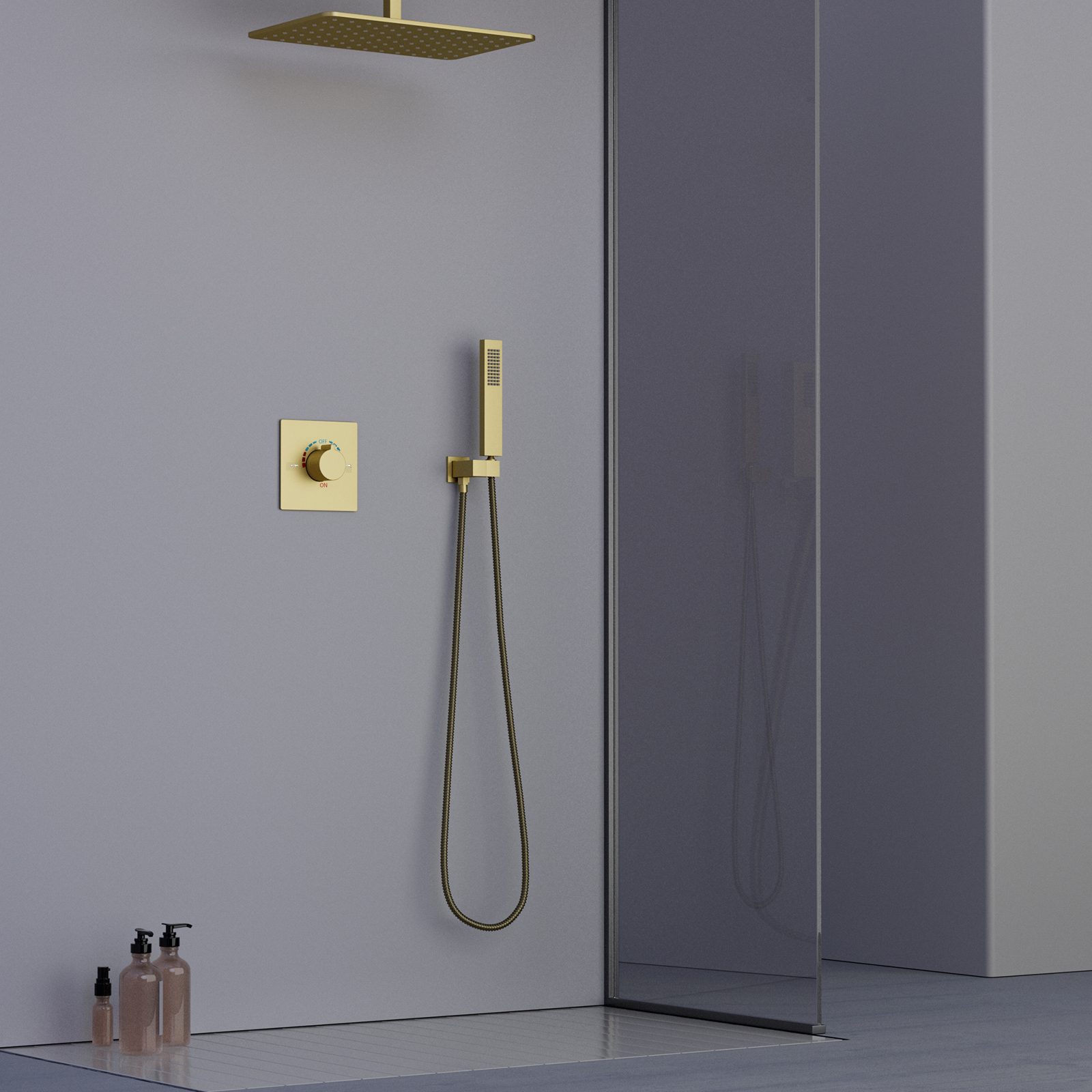 juego de v&aacute;lvulas de ducha