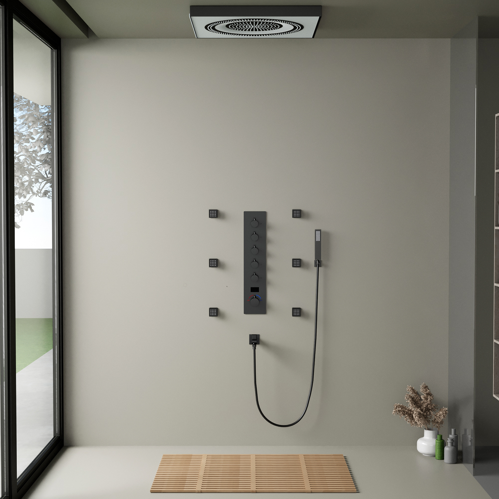 v&aacute;lvula mezcladora de ducha